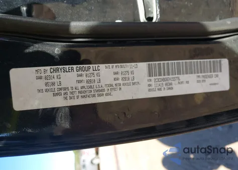 2014 Dodge Charger Se z USA, uszkodzony, nr VIN 2C3CDXBG6EH155776